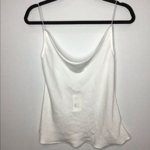 William B Silky Drape Front Cami